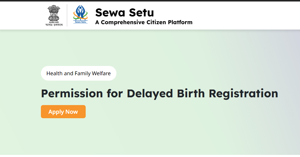 Birth Certificate Apply Online in Assam  Apply for Birth Certificate